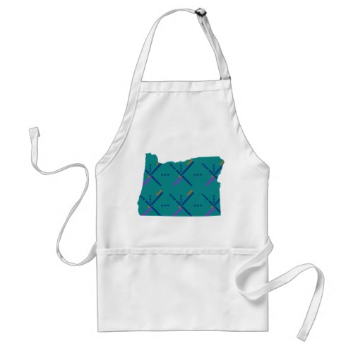 Portland Oregon PDX Airport Carpet Adult Apron