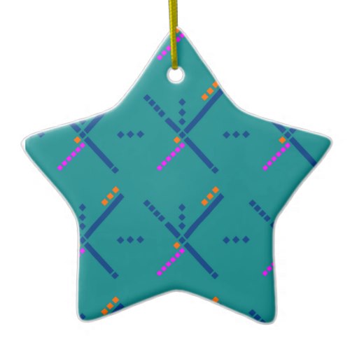Portland Oregon PDX Airport Carpet Ceramic Ornament