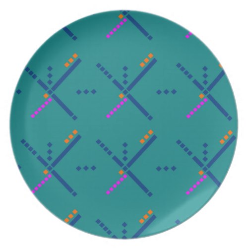 Portland Oregon PDX Airport Carpet Melamine Plate