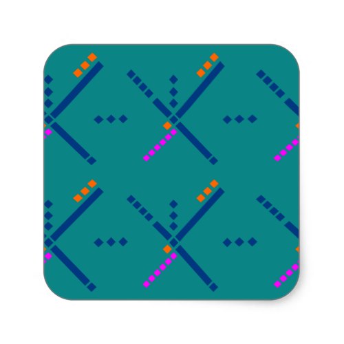 Portland Oregon PDX Airport Carpet Square Sticker