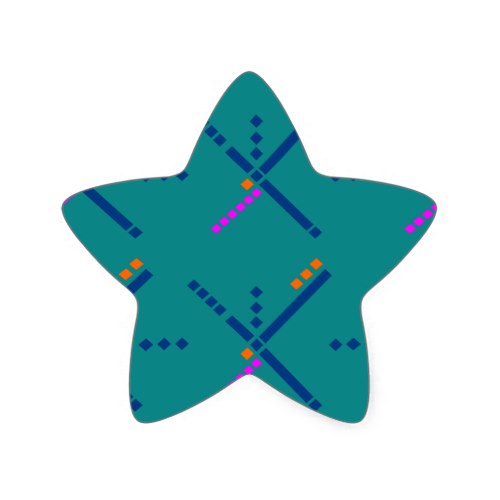 Portland Oregon PDX Airport Carpet Star Sticker