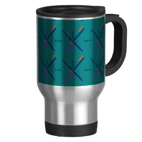 Portland Oregon PDX Airport Carpet Travel Mug