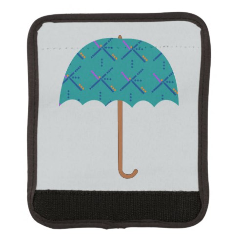 Portland Oregon PDX Airport Carpet Umbrella Luggage Handle Wrap