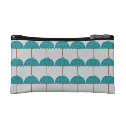 Portland Oregon PDX Airport Carpet Umbrella Makeup Bag