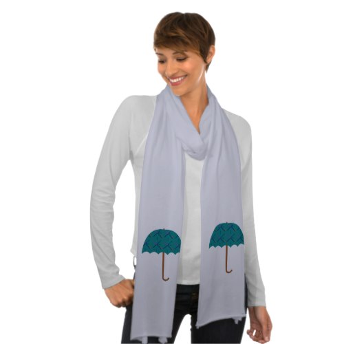 Portland Oregon PDX Airport Carpet Umbrella Scarf