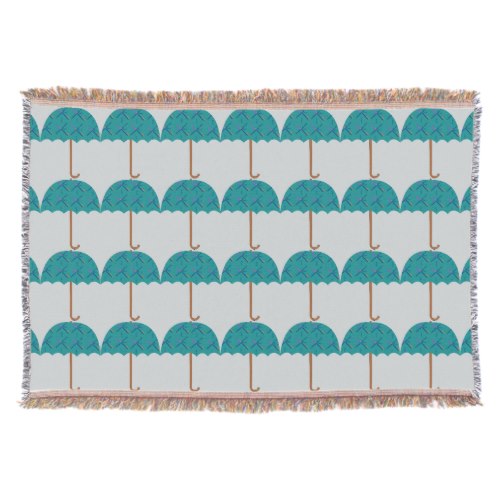 Portland Oregon PDX Airport Carpet Umbrella Throw