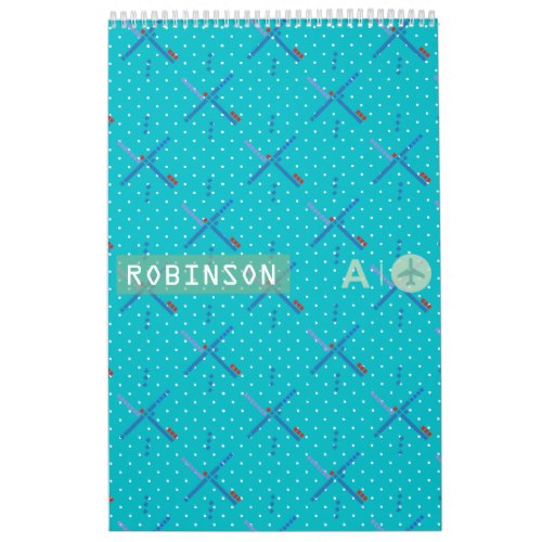 Portland Oregon PDX code Airport Tag personalized Calendar